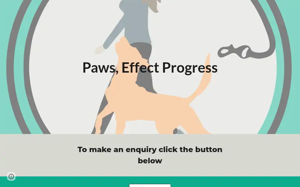 Screenshot of trainwithpawsandeffect.com