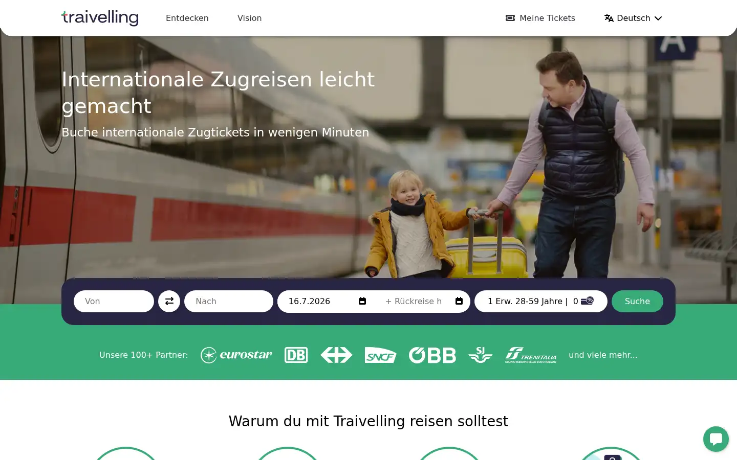 Screenshot of traivelling.com