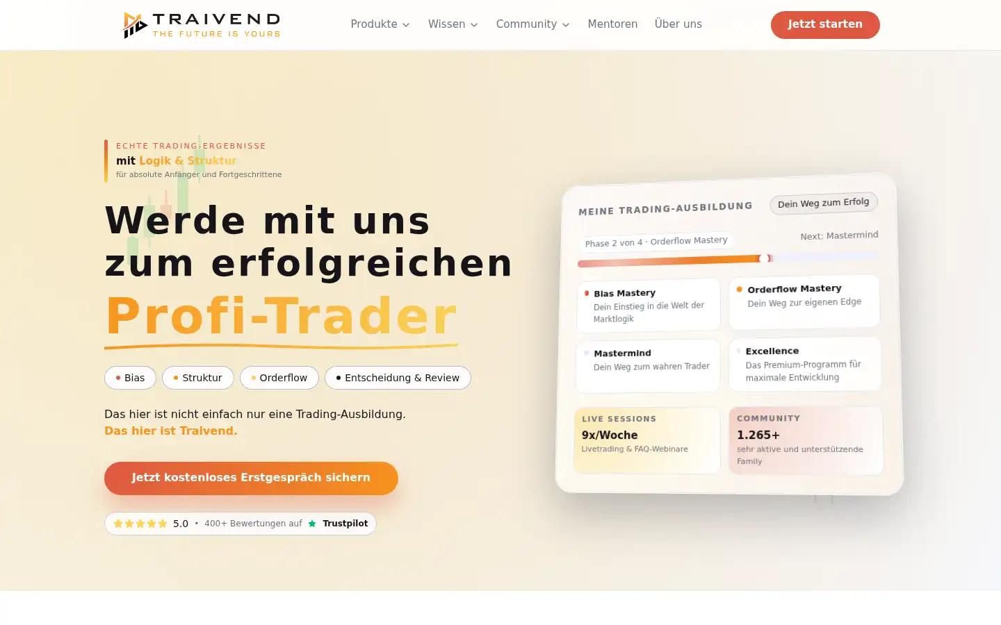 Screenshot of traivend.com