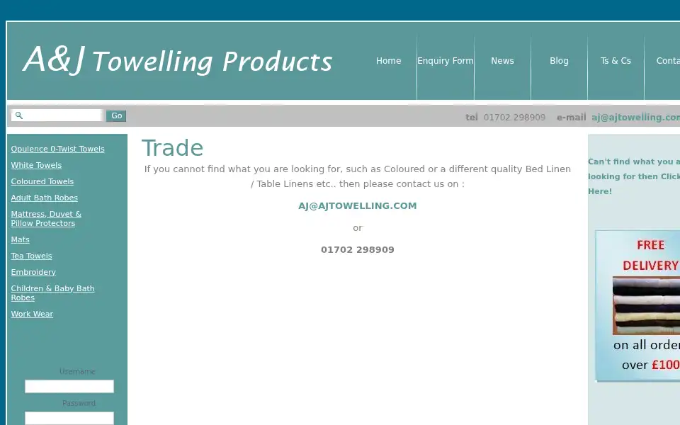 Screenshot of trampolinesuk.co.uk