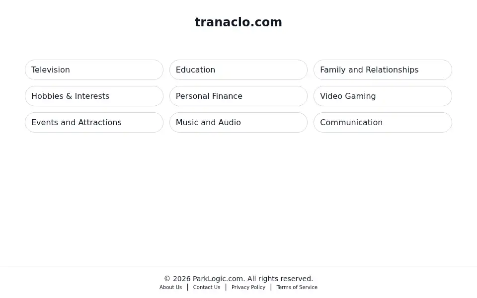 Screenshot of tranaclo.com