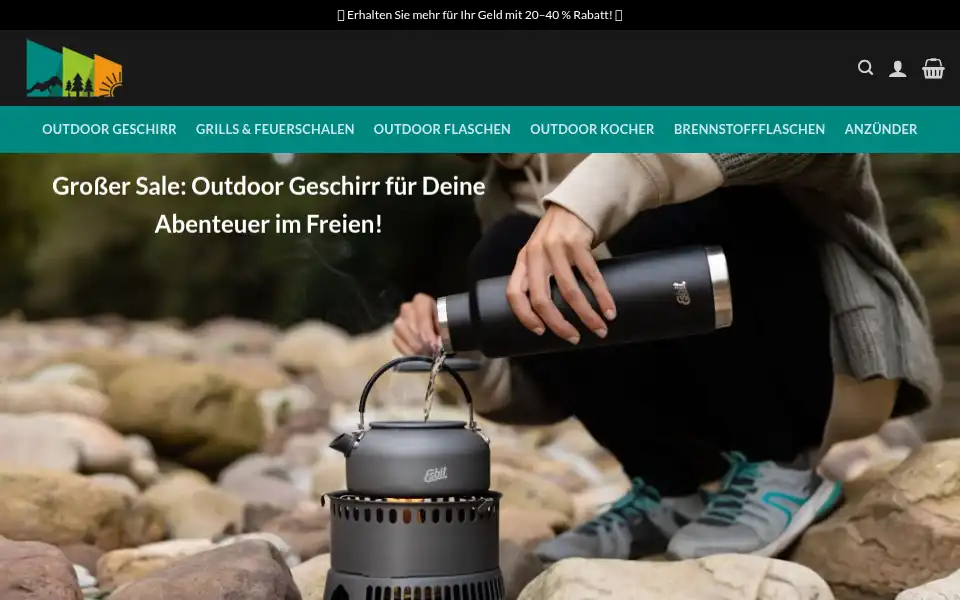 Screenshot of trangiagrills.com