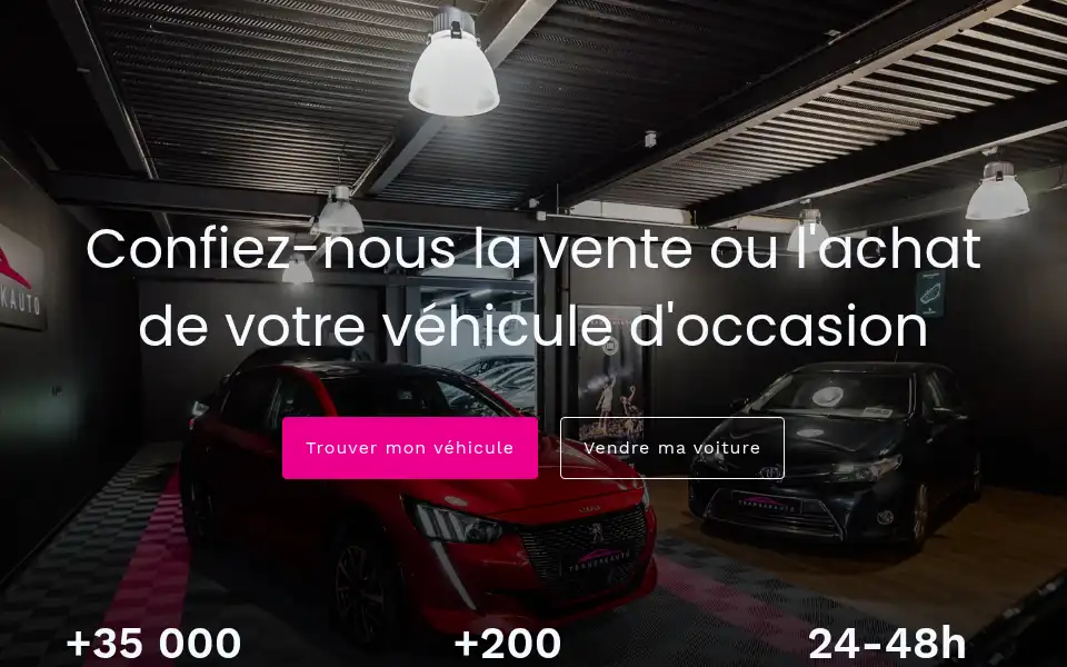Screenshot of transakauto.com
