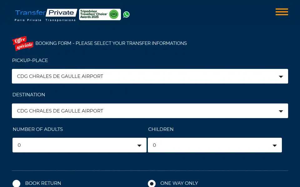 Screenshot of transfer-private.com