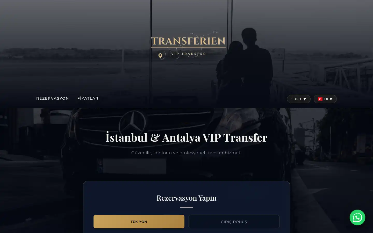 Screenshot of transferien.com