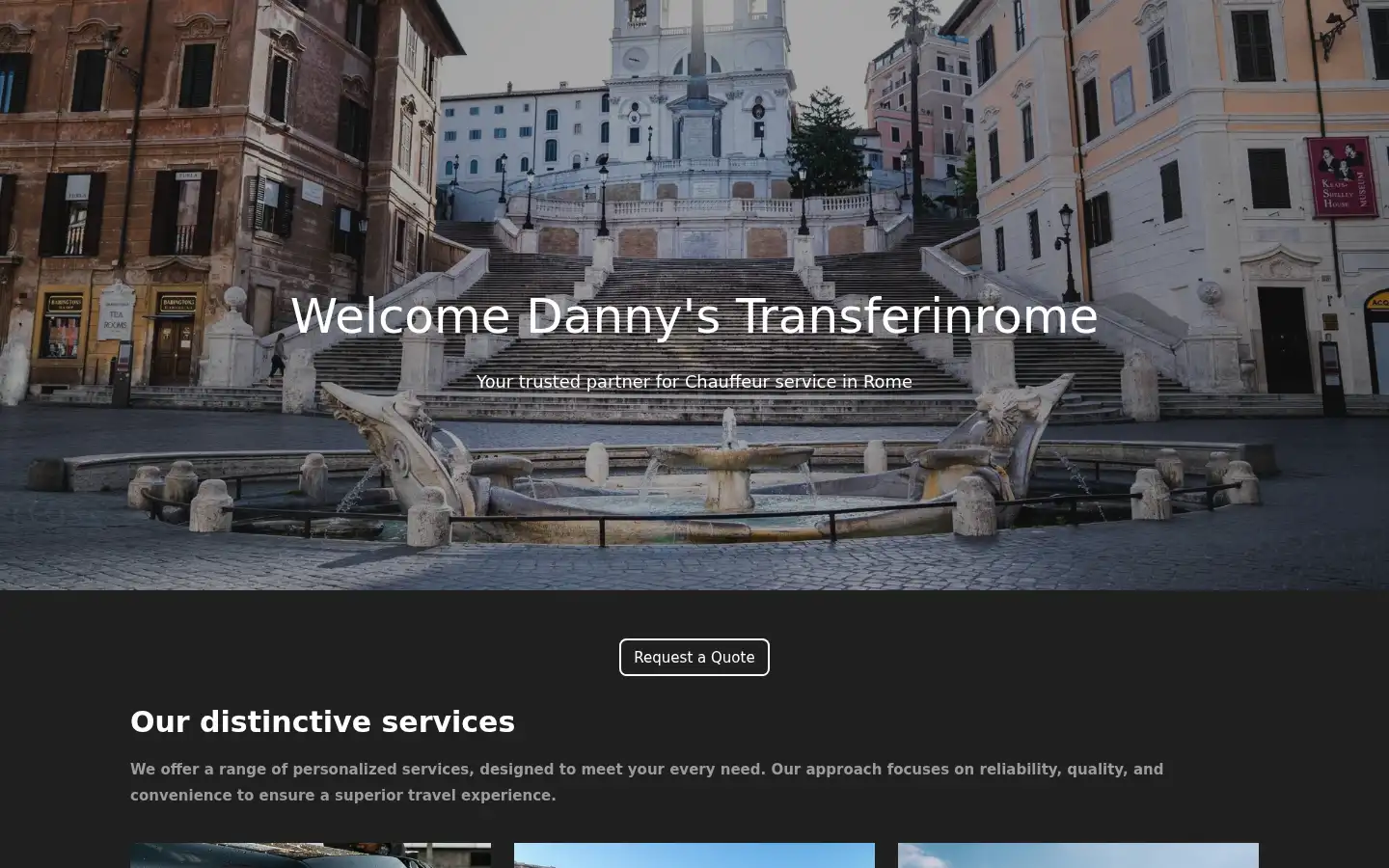 Screenshot of transferinrome.net