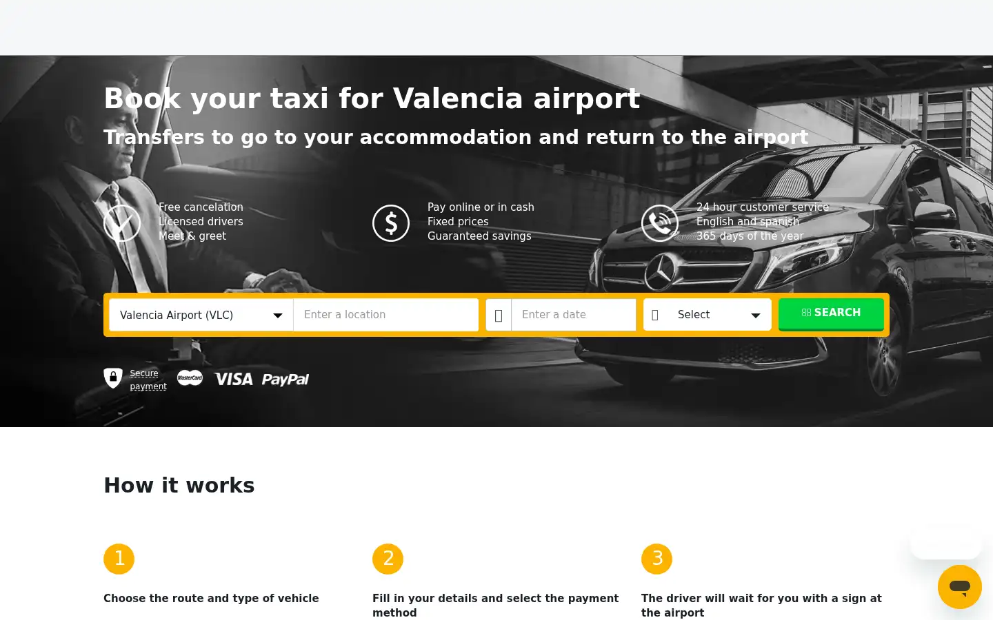 Screenshot of transfers-valencia.com