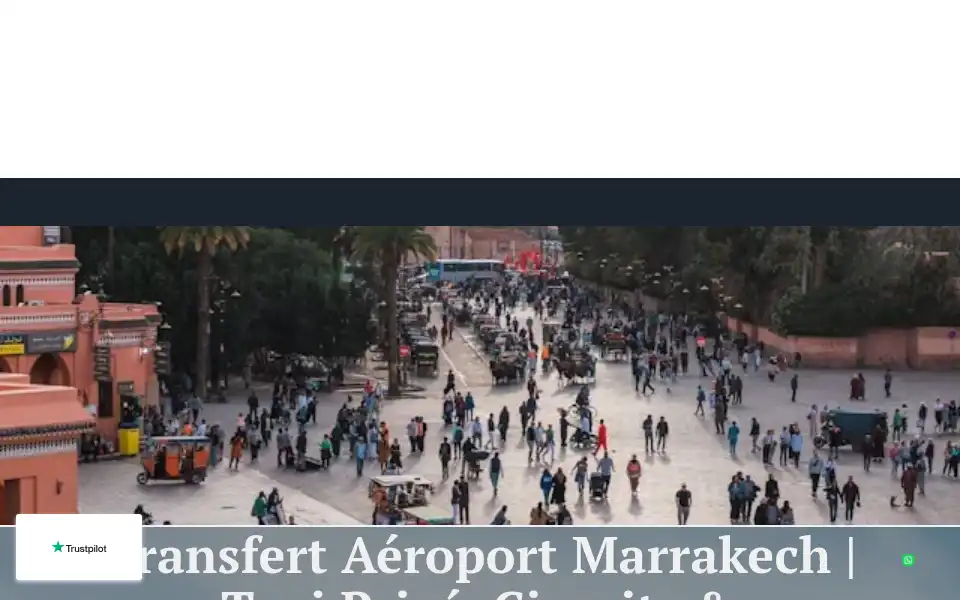 Screenshot of transfert-marrakech.com
