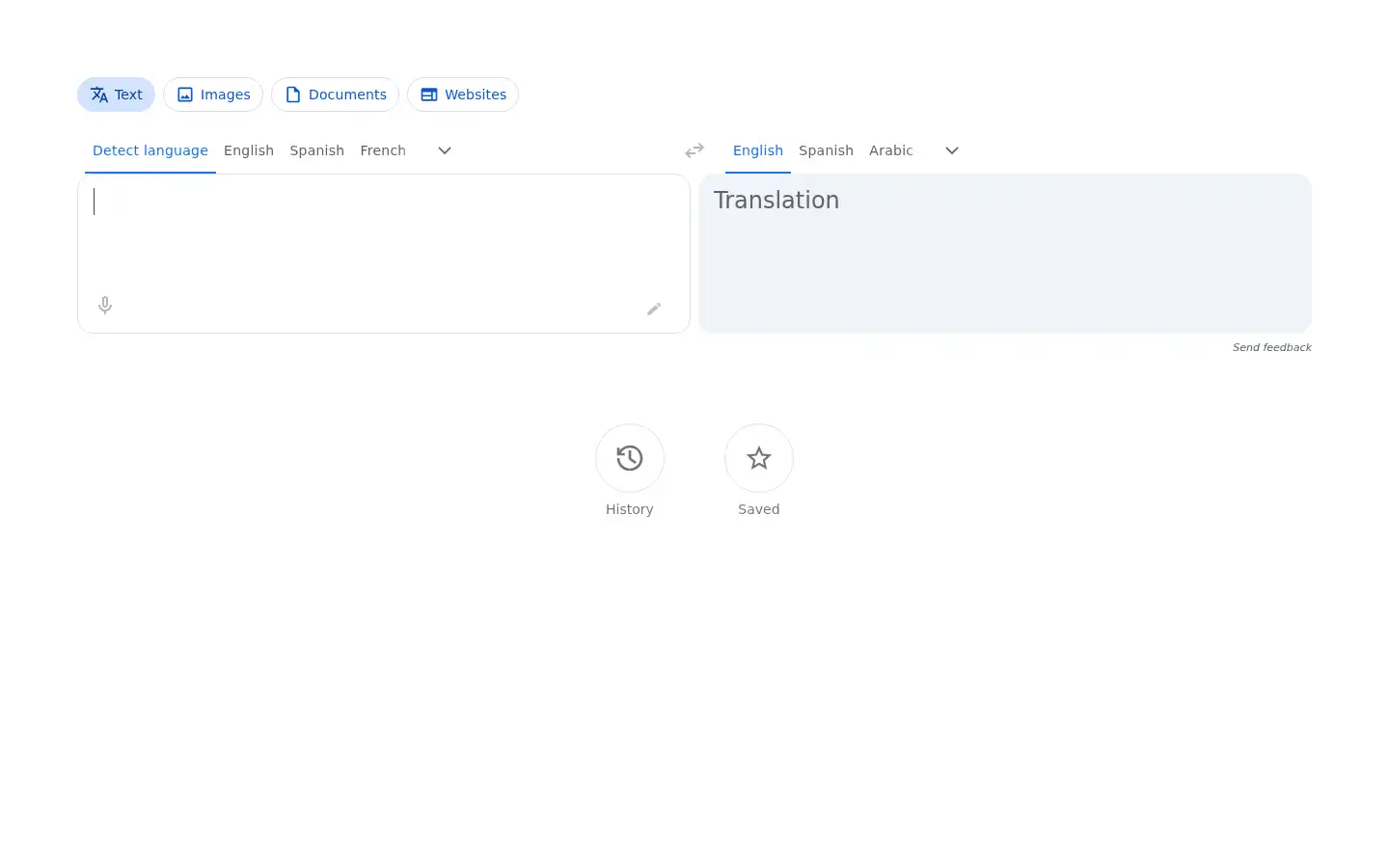 Screenshot of translate.google.com
