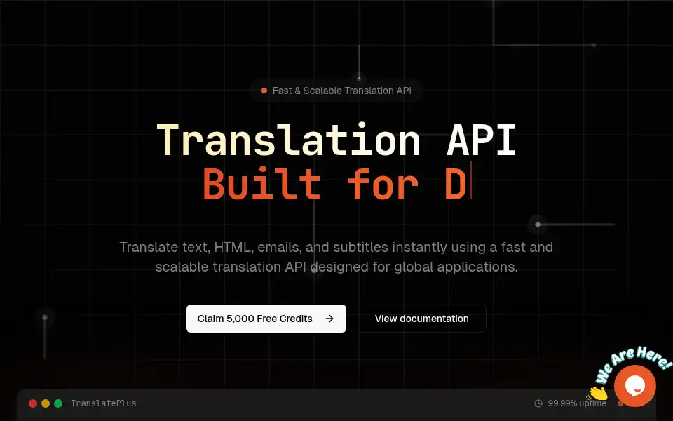 Screenshot of translateplus.io