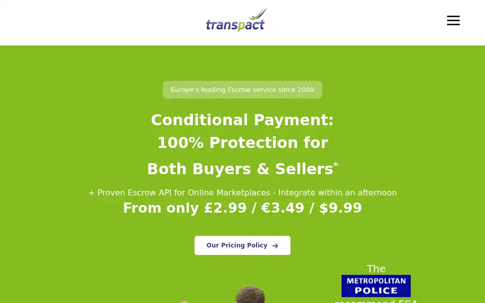 Screenshot of transpact.com
