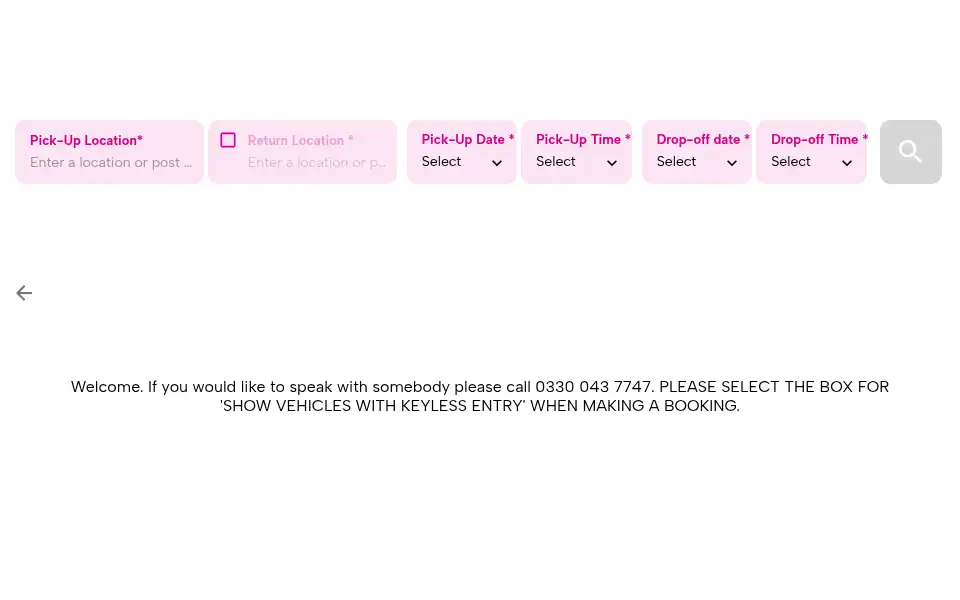 Screenshot of transporterhire.co.uk