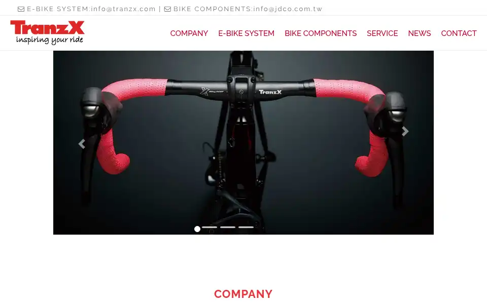 Screenshot of tranzx.com