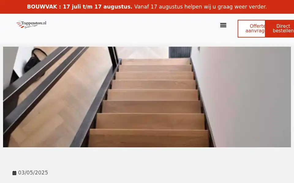 Screenshot of trappenstore.nl