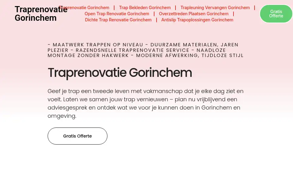 Screenshot of traprenovatiegorinchem.com
