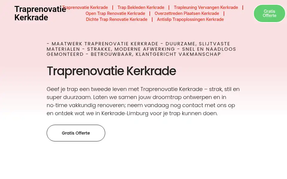 Screenshot of traprenovatiekerkrade.com