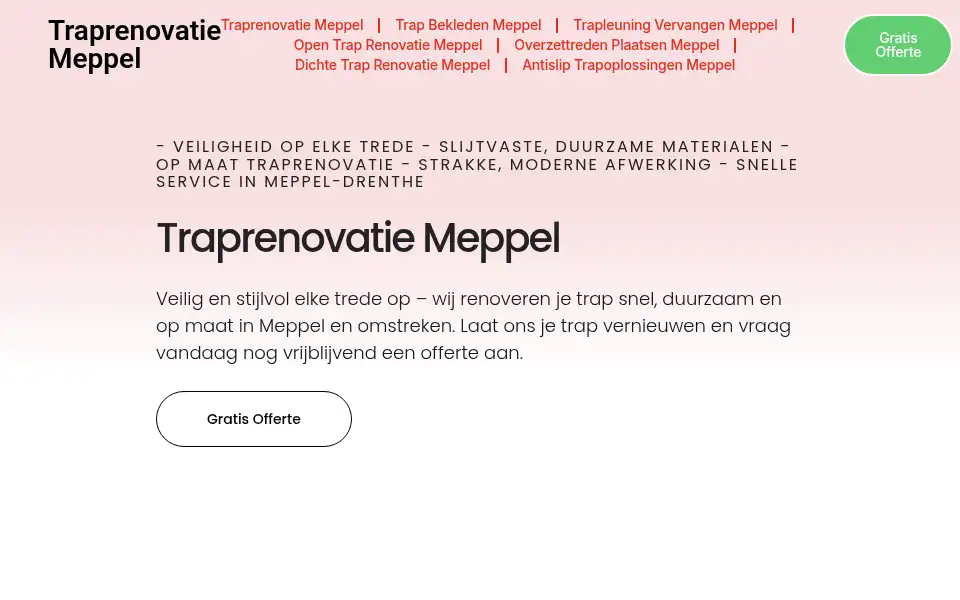 Screenshot of traprenovatiemeppel.com