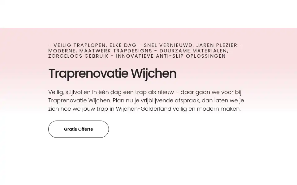 Screenshot of traprenovatiewijchen.com