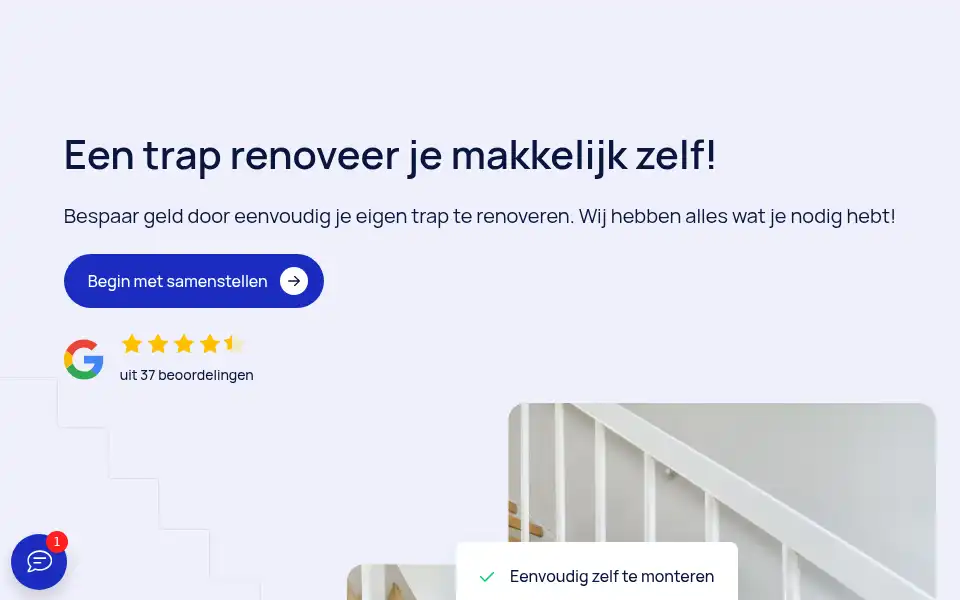 Screenshot of trapverbouwing.nl