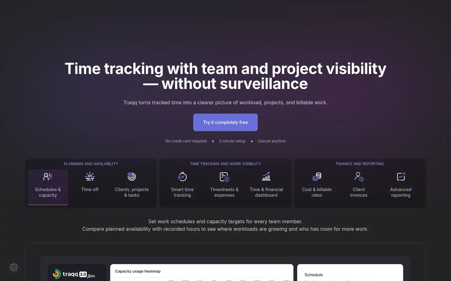 Screenshot of traqq.com