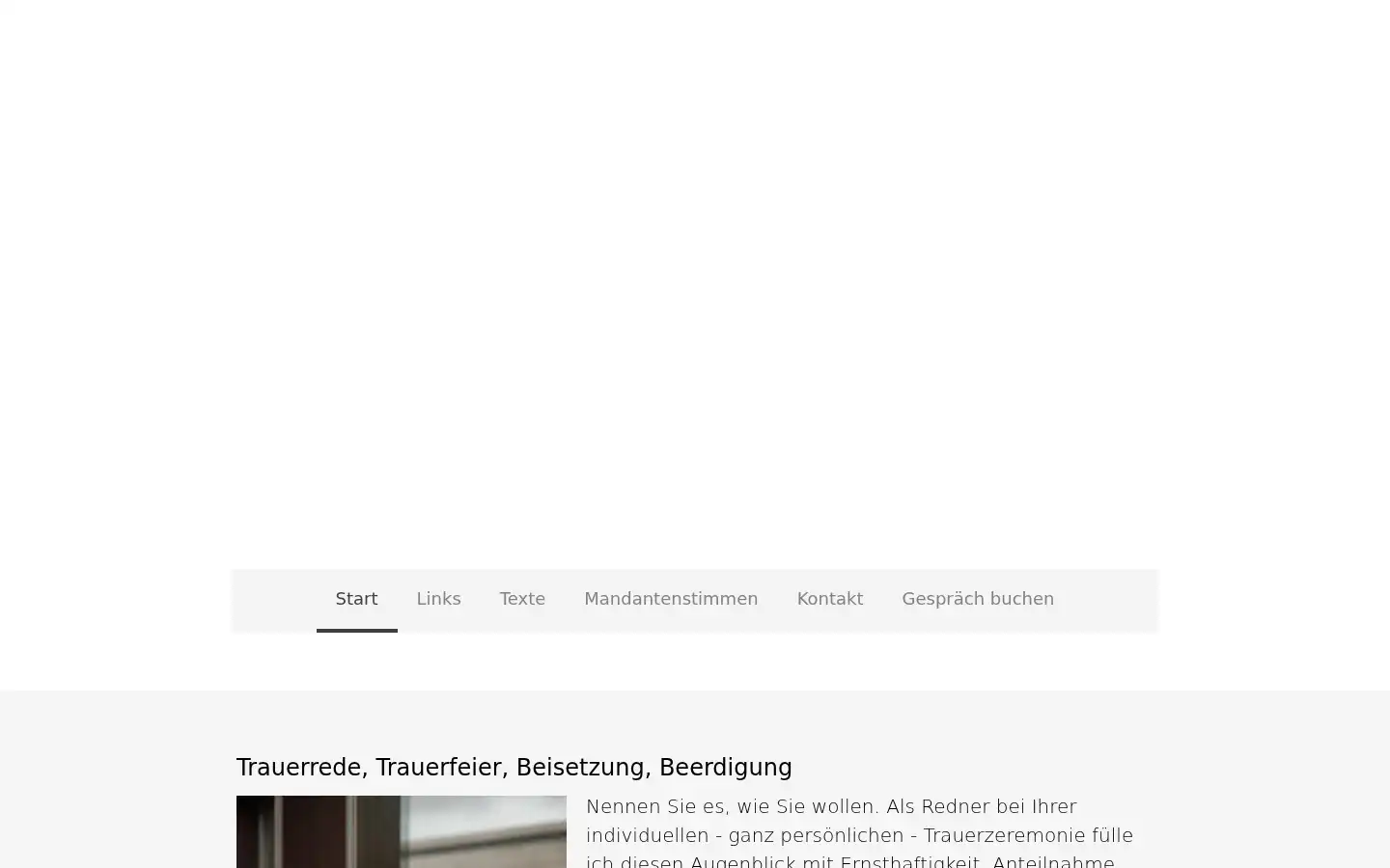Screenshot of trauerredner-fast.de