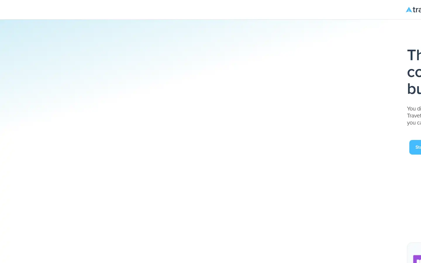 Screenshot of travefy.com