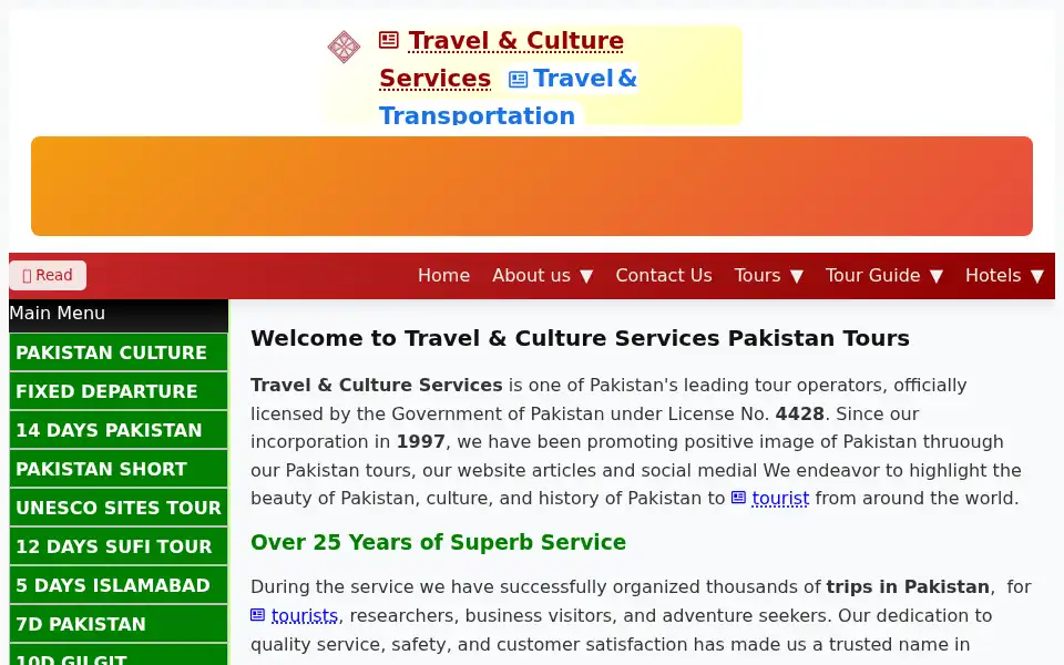 Screenshot of travel-culture.com