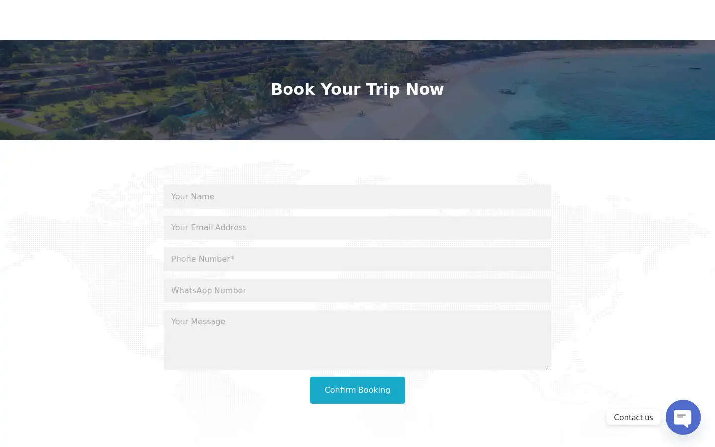 Screenshot of travelbugindia.com