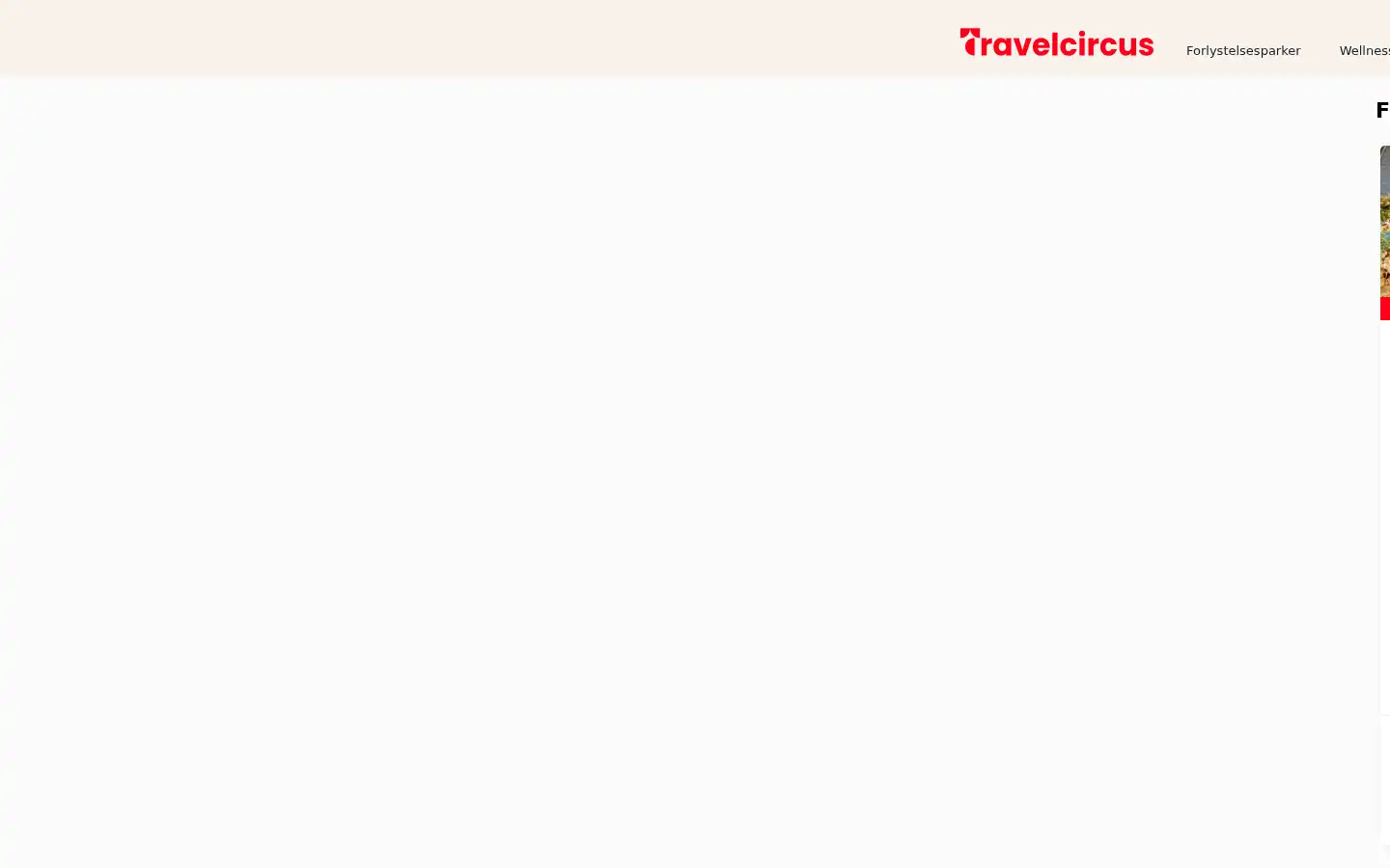 Screenshot of travelcircus.dk