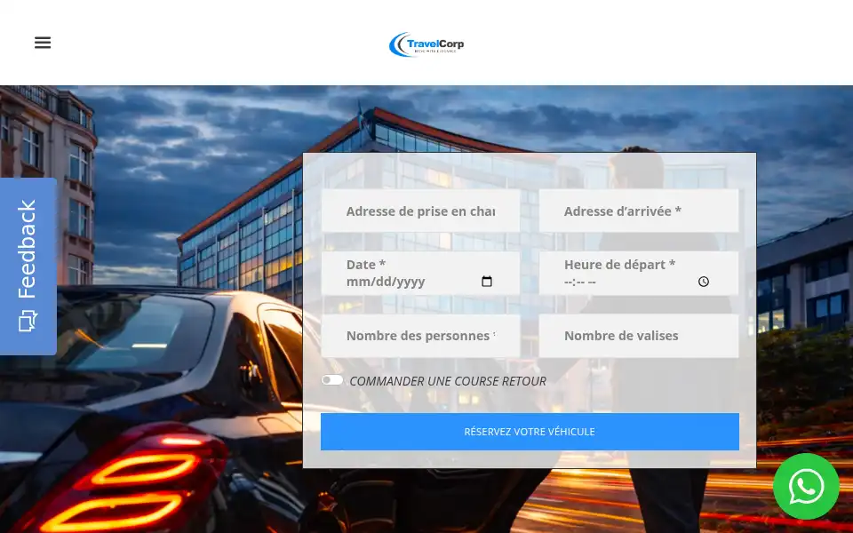 Screenshot of travelcorp.be