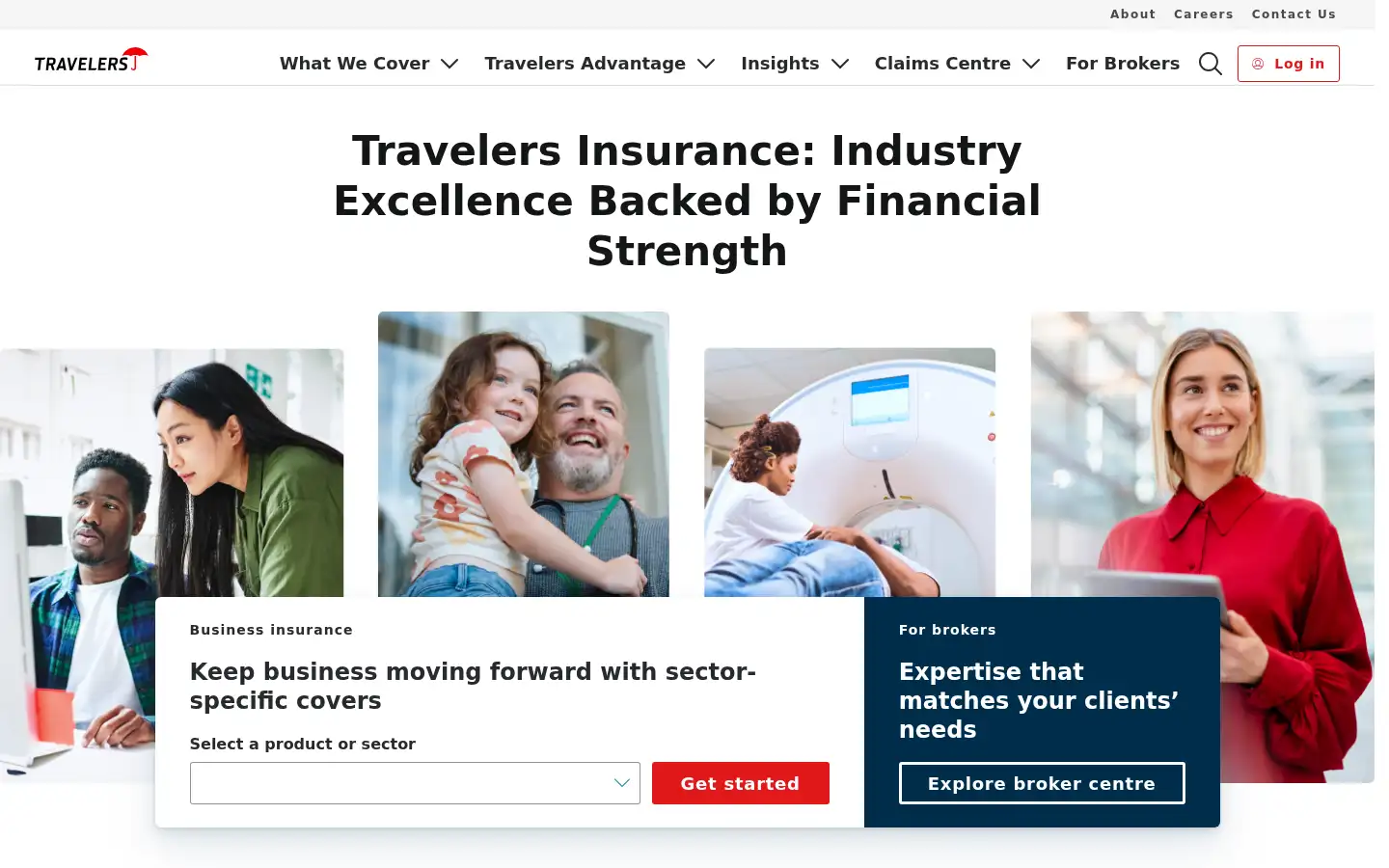 Screenshot of travelers.co.uk