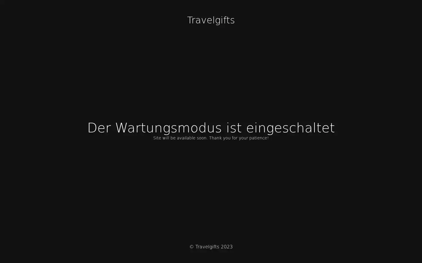 Screenshot of travelgifts.de