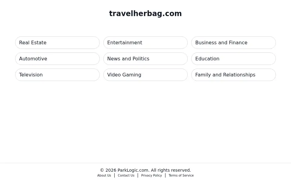 Screenshot of travelherbag.com