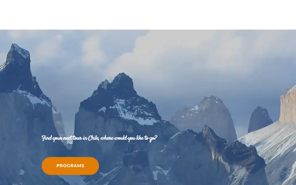 Screenshot of travelinchile.cl