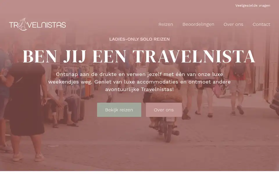 Screenshot of travelnistas.nl