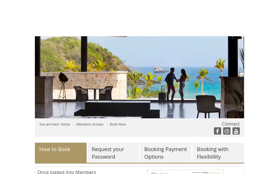 Screenshot of travelsmartvip.com
