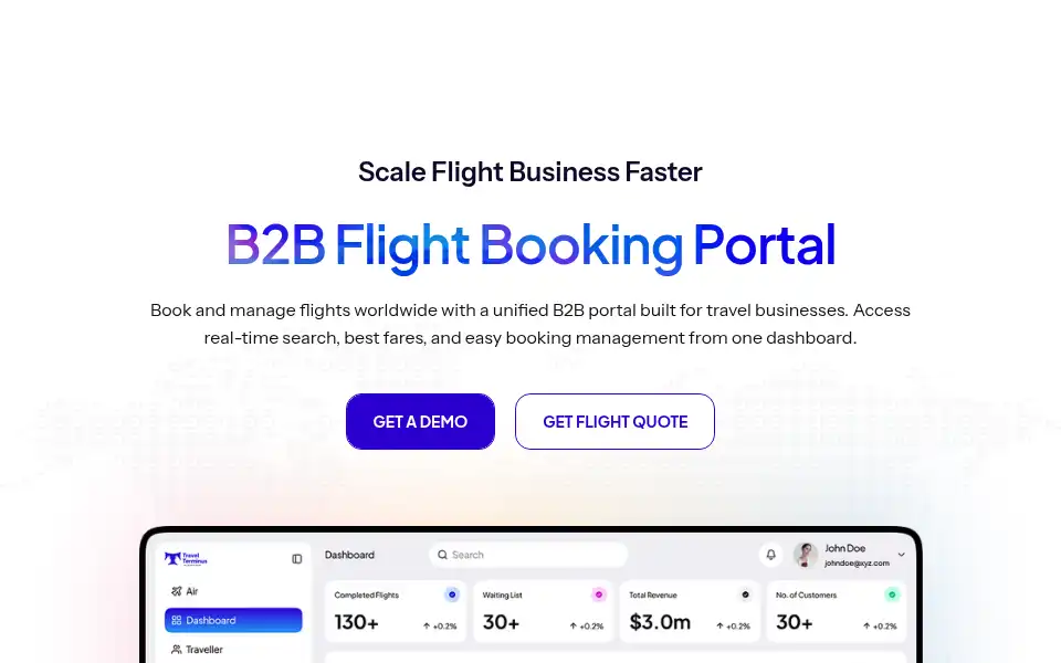 Screenshot of travelterminus.com