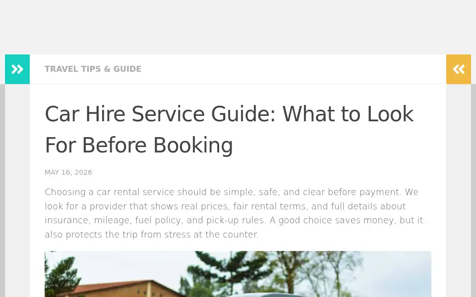Screenshot of traveltipsguides.com