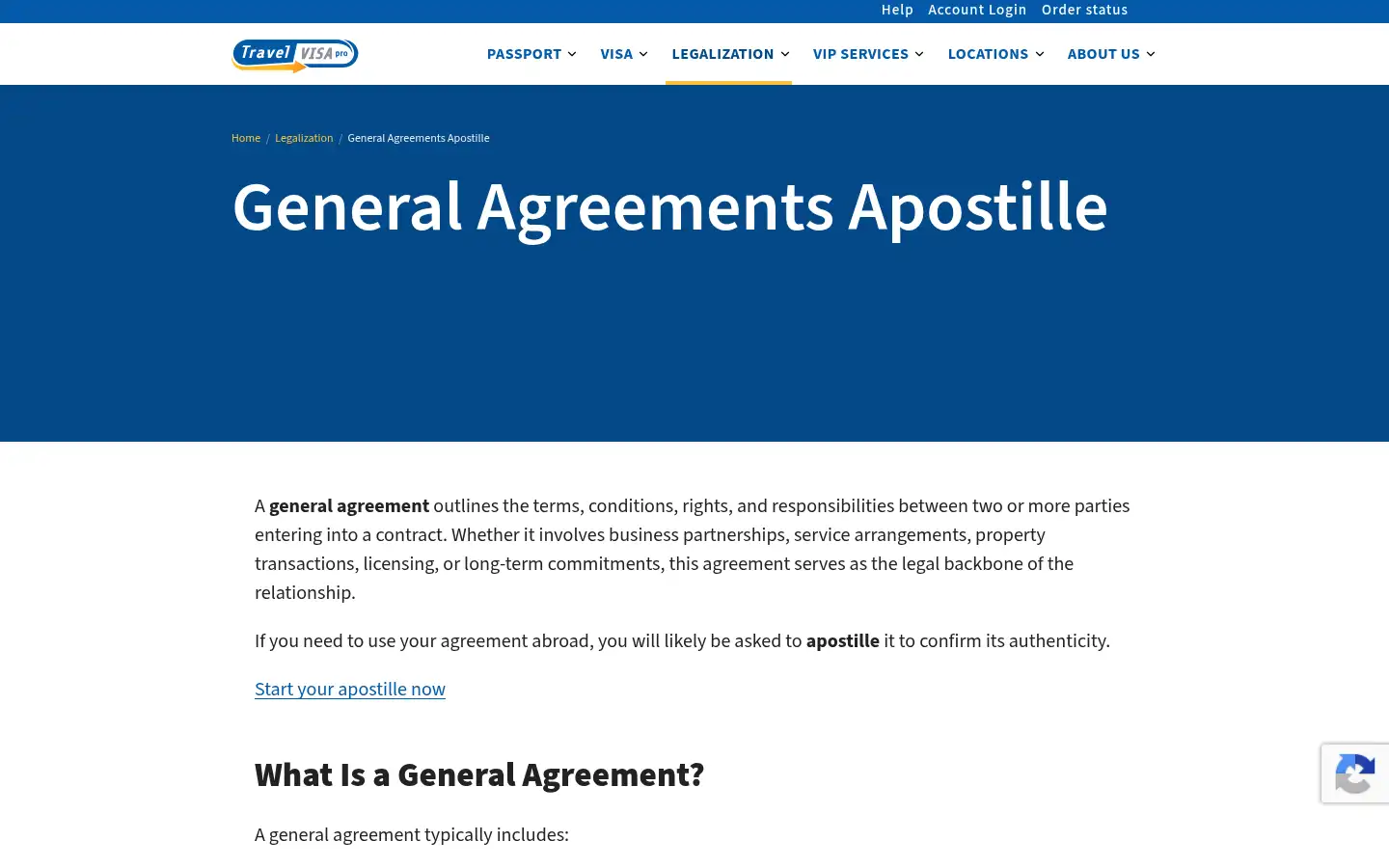 Screenshot of travelvisapro.com