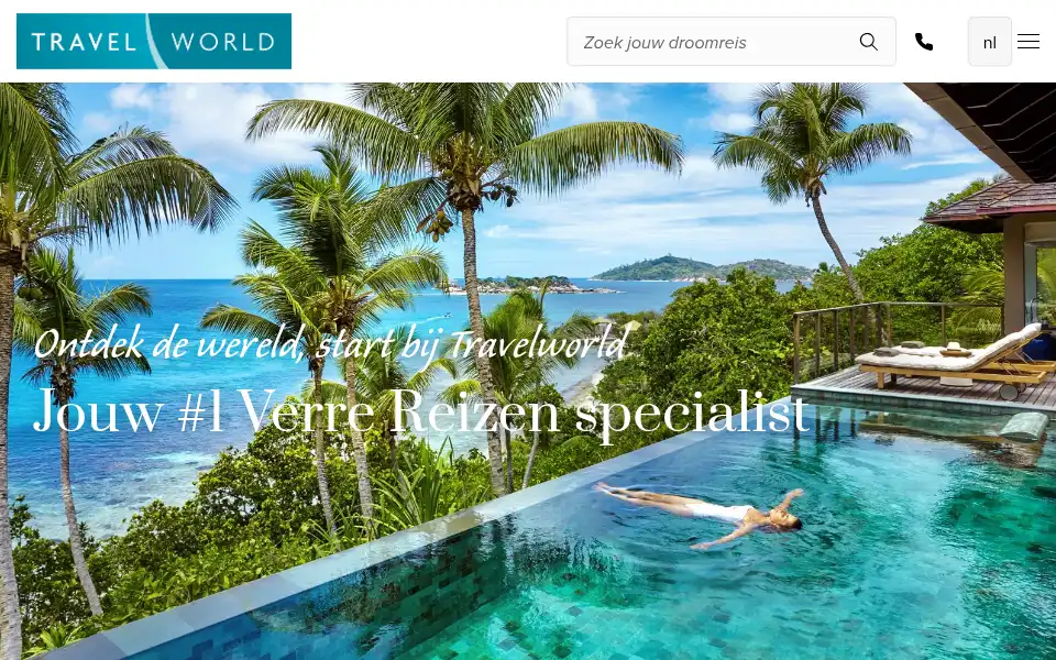 Screenshot of travelworld.be