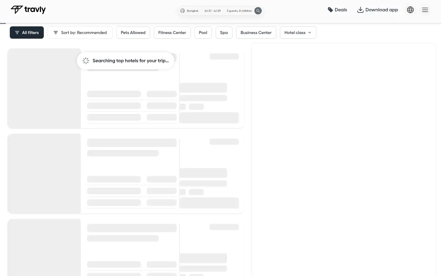 Screenshot of travly.com