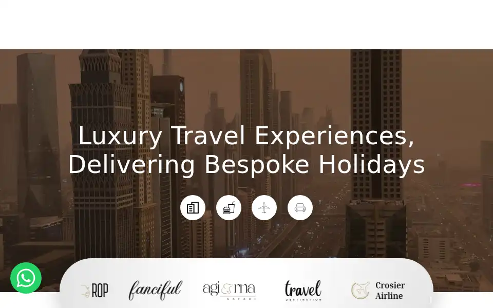 Screenshot of travva.co.uk