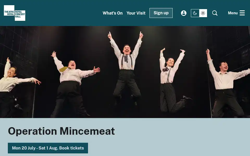 Screenshot of trch.co.uk