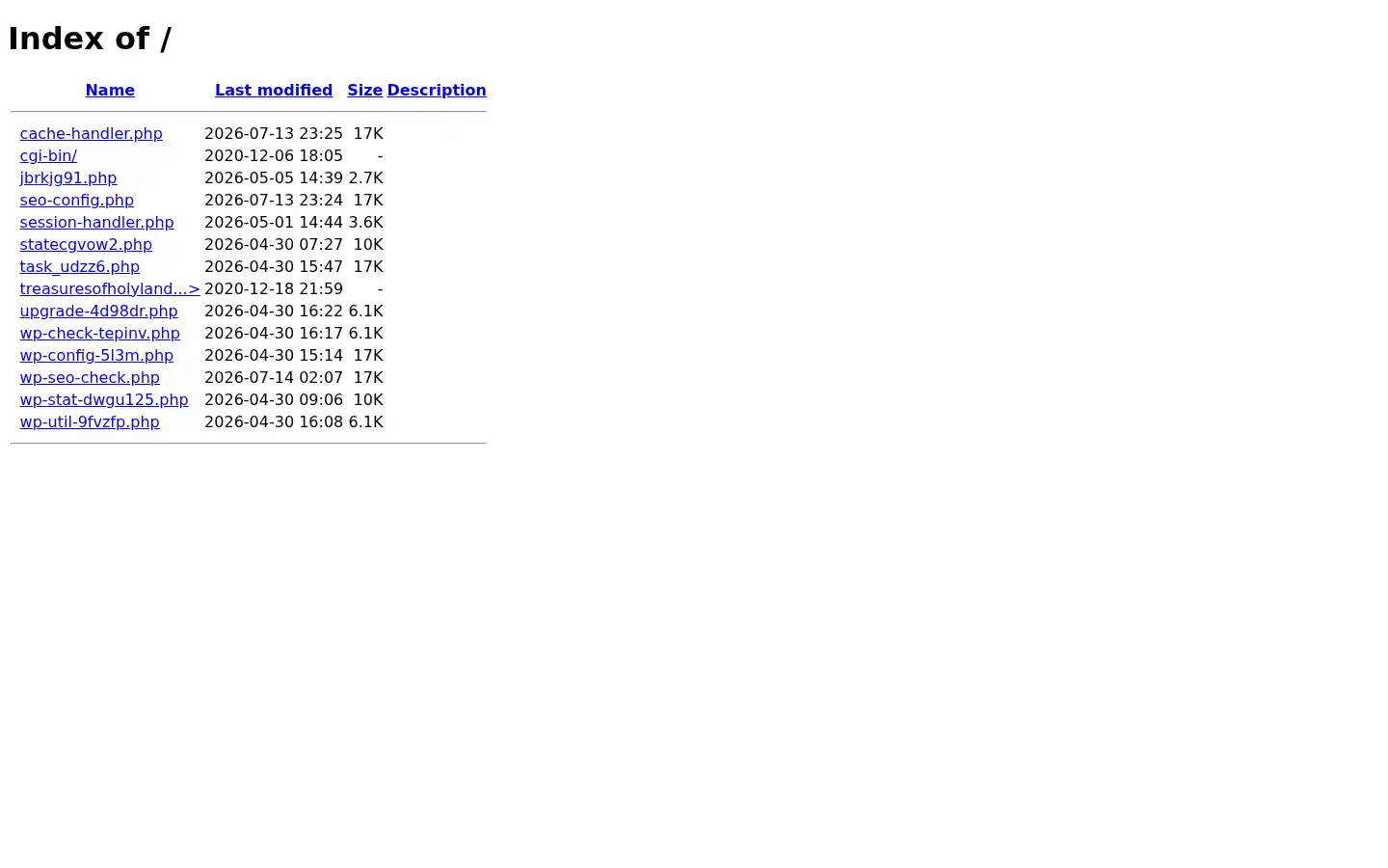 Screenshot of treasuresofholyland.com