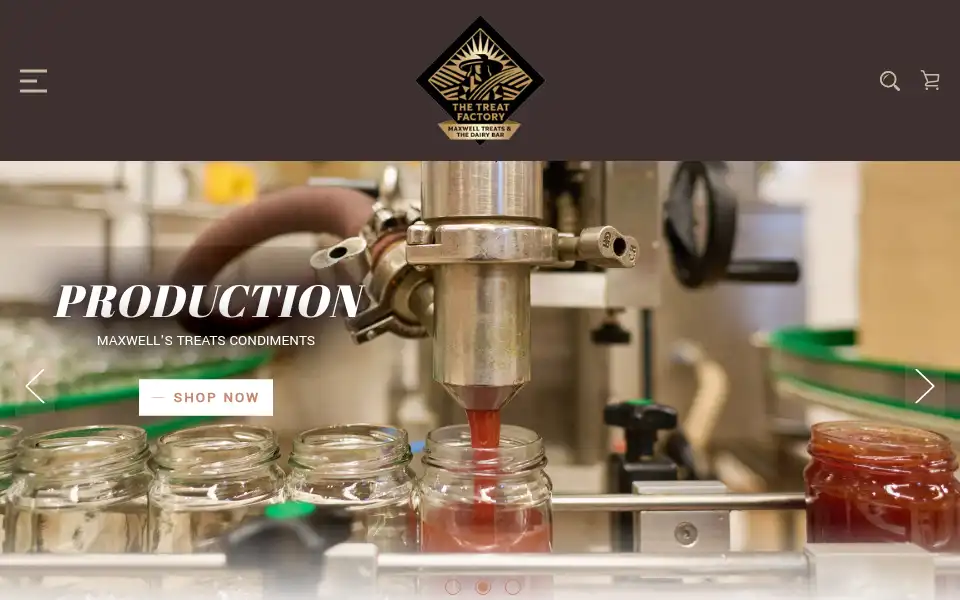 Screenshot of treatfactory.com.au