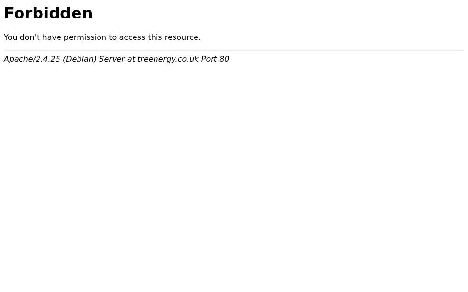 Screenshot of treenergy.co.uk