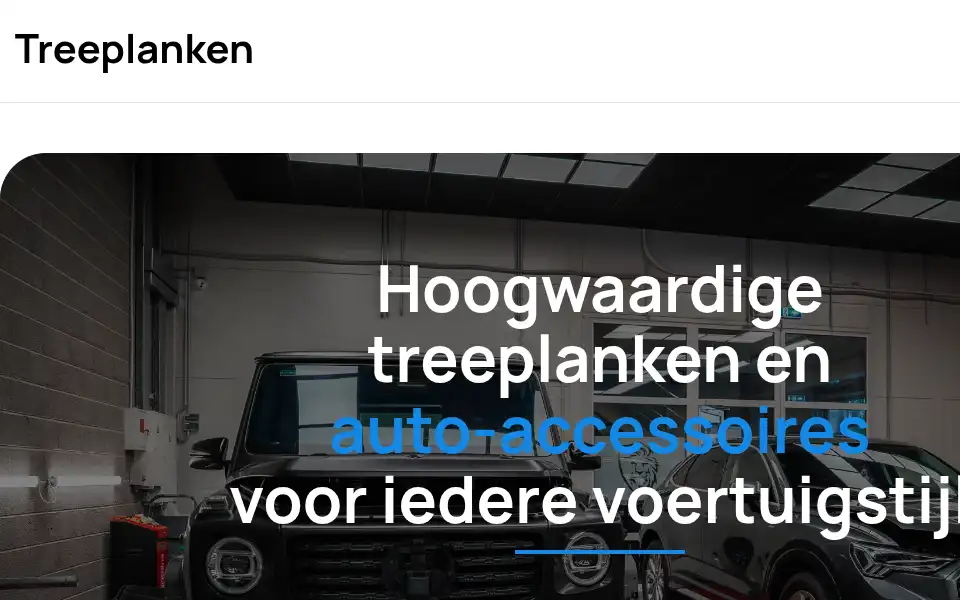Screenshot of treeplanken.nl