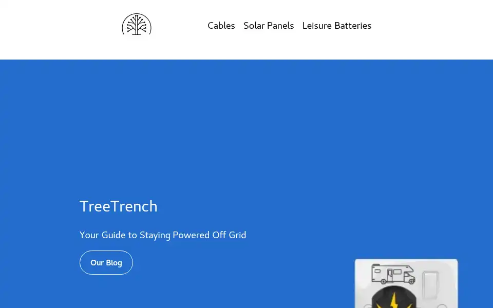 Screenshot of treetrench.co.uk