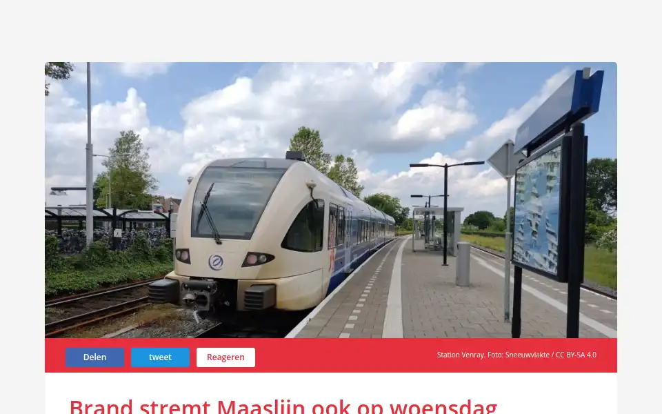 Screenshot of treinreiziger.nl