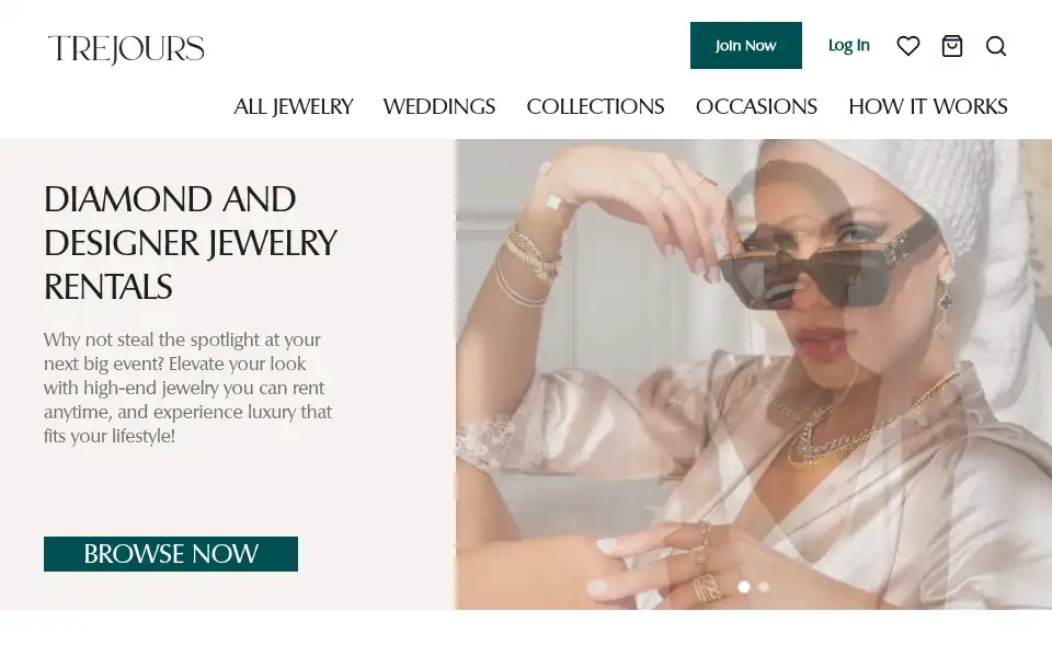 Screenshot of trejours.com